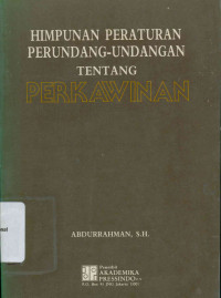 HIMPUNAN PERATURAN PERUNDANG-UNDANGAN TENTANG PERKAWINAN