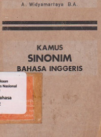 KAMUS SINONIM BAHASA INGGERIS