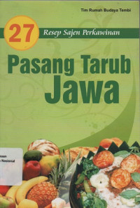 27 RESEP SAJEN PERKAWINAN PASANG TARUB JAWA