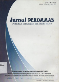 JURNAL PEKOMMAS : Penelitian Komunikasi Dan Media Massa