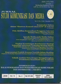 JURNAL STUDI KOMUNIKASI DAN MEDIA