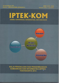 IPTEK-KOM : Jurnal Komunikasi, Informatika, dan Kebijakan