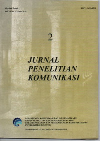 JURNAL PENELITIAN KOMUNIKASI