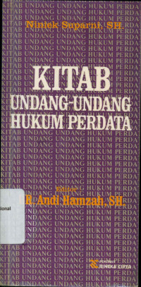 KITAB UNDANG-UNDANG HUKUM PERDATA