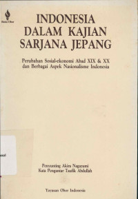 INDONESIA DALAM KAJIAN SARJANA JEPANG