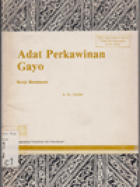 ADAT PERKAWINAN GAYO