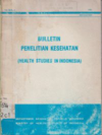 BULLETIN PENELITIAN KESEHATAN