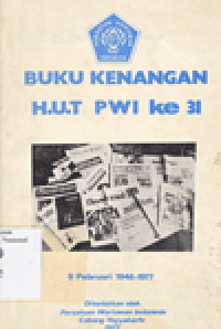 BUKU KENANGAN HUT PWI KE 31