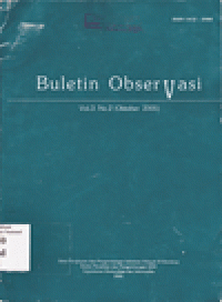 BULETIN OBSERVASI Vol.3 No.2 (OKTOBER 2005)