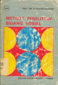 METODE PENELITIAN BIDANG SOSIAL