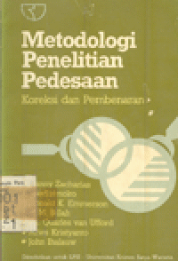 METODOLOGI PENELITIAN PEDESAAN : Koreksi dan Pembenaran