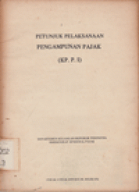 PETUNJUK PELAKSANAAN PENGAMPUNAN PAJAK (KP. P. 1)