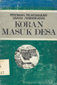 PEDOMAN PELAKSANAAN USAHA PENINGKATAN KORAN MASUK DESA