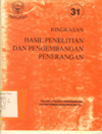 RINGKASAN HASIL PENELITIAN DAN PENGEMBANGAN PENERANGAN SELAMA PELITA III TAHUN 1979/1980