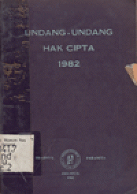 UNDANG-UNDANG HAK CIPTA 1982