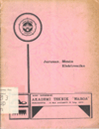 BUKU INFORMASI AKADEMI TEKNIK WARGA : Jurusan Mesin Elektronika