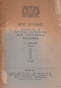 BUKU KENANGAN: LUSTRUM KE III CIVITAS ACADEMIKA AUB PANCASILA SURAKARTA