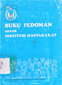 BUKU PEDOMAN UNTUK INSTITUSI MASYARAKAT