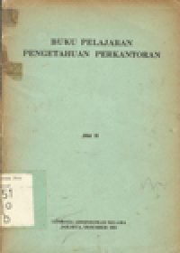 BUKU PELAJARAN PENGETAHUAN PERKANTORAN