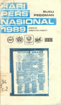 BUKU PERINGATAN HARI PERS NASIONAL 1989