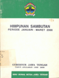 HIMPUNAN SAMBUTAN PERIODE JANUARI - MARET 2000