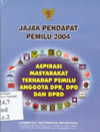 JAJAK PENDAPAT PEMILU 2004