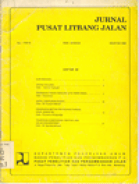 JURNAL PUSAT LITBANG JALAN