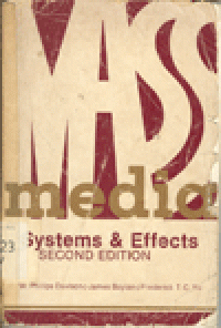 MASS MEDIA : Systems & Effects