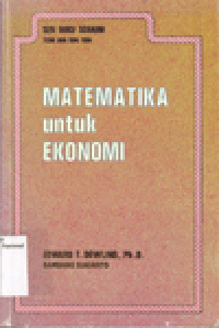 MATEMATIKA UNTUK EKONOMI