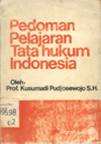 PEDOMAN PELAJARAN TATA HUKUM INDONESIA