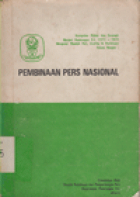 PEMBINAAN PERS NASIONAL