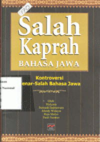 SALAH KAPRAH BAHASA JAWA