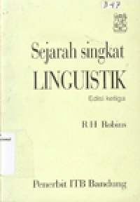 SEJARAH SINGKAT LINGUISTIK