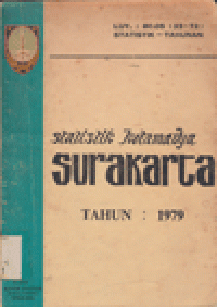 STATISTIK KOTAMADYA SURAKARTA TAHUN 1979