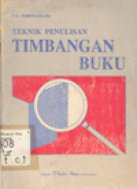 TEKNIK PENULISAN TIMBANGAN BUKU