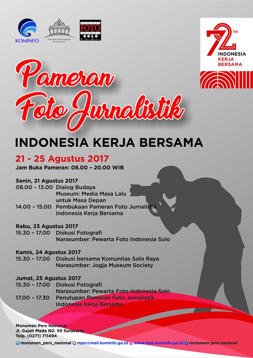 PAMERAN FOTO JURNALISTIK DI MONUMEN PERS NASIONAL