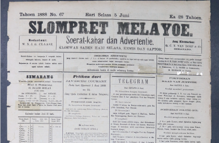 SLOMPRET MELAYOE 5 Juni 1888